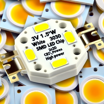 3v 1.5w White 3030 SMD LED Chip High Power 3000K 4000K CRI70 CRI80 CRI90 210-220LM/W