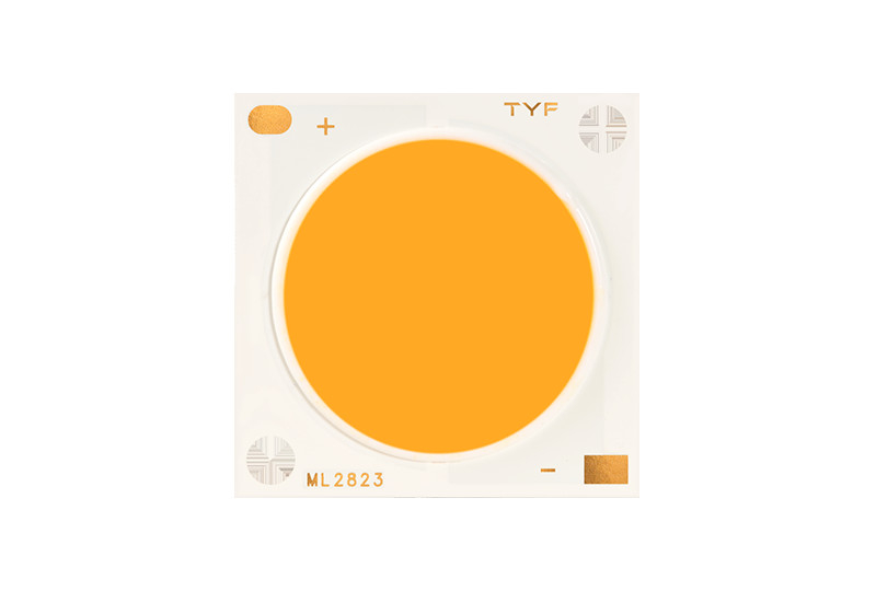 36V Voltage COB LED with -40°C To 105°C Temperature and Color Temperature Range 2700K-6500K Substrate size 28*28mm with les 23mm