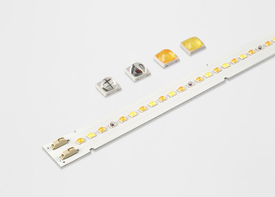 60W Hortikultura PCB LED Linear Strip Lampu Tumbuh Spektrum 660nm Tinggi